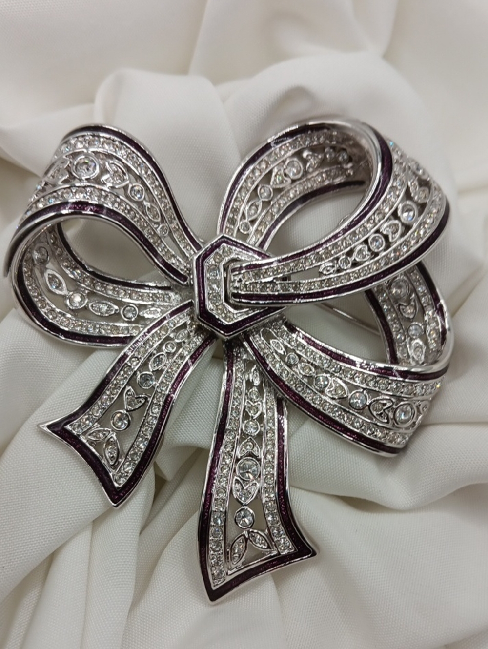 Nolan Miller Large Statement Crystal Brooch